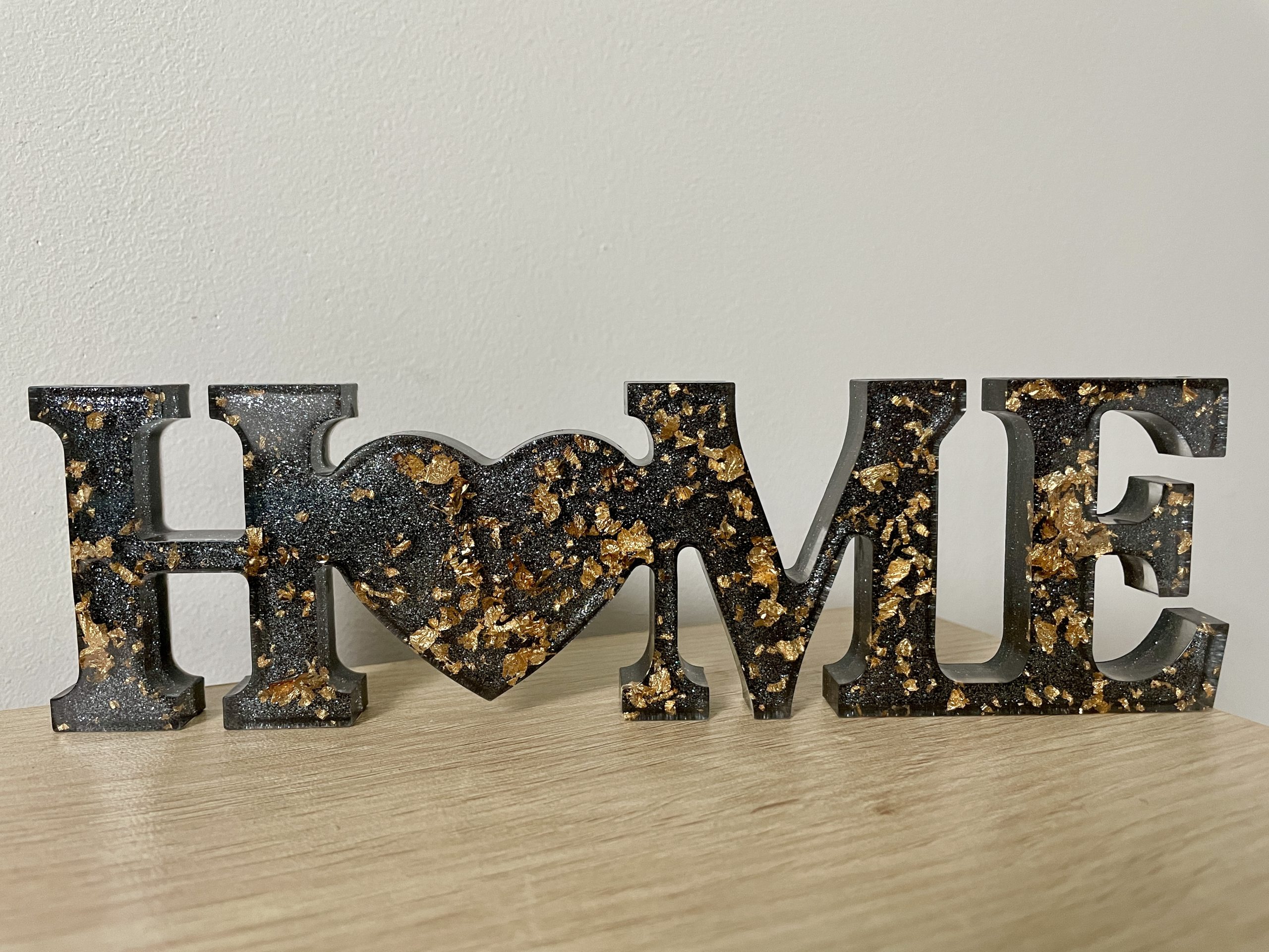 Décoration HOME en résine époxy · Silver Ash, autre vue